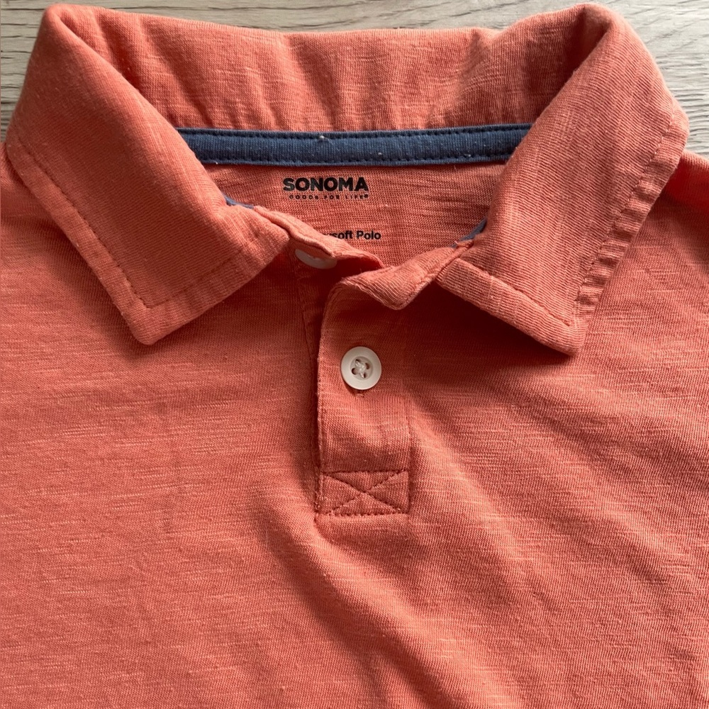 3/$30 | Sonoma | Supersoft Polo Shirt for Boys | Medium - Picture 5 of 6